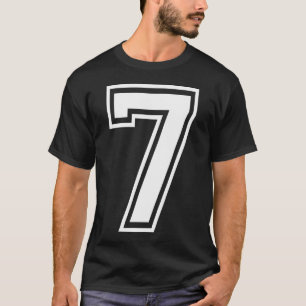 Camiseta 7 Número Sete Esportes Uniformes