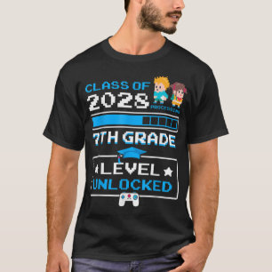 Camiseta 7, Primeiro Dia Da Classe Escolar 2028 Cute V