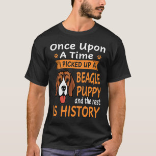 Camiseta 7 Uma Vez - Cachorrinho Beagle