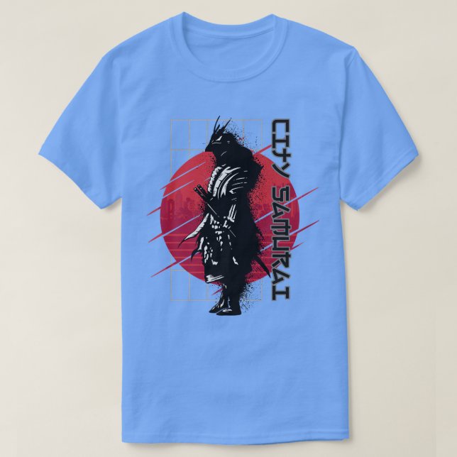 Camiseta 7 Virtudes Do Código Bushido Samurai Roupa Japonês (Frente do Design)