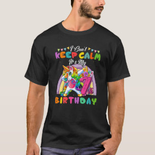 Camiseta 7 Year Old I Can't Keep Calm It's My 7Th Birthday
