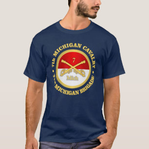 Camiseta 7o Cavalaria de Michigan (rd)