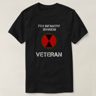Camiseta 7o veterano da divisão de infantaria