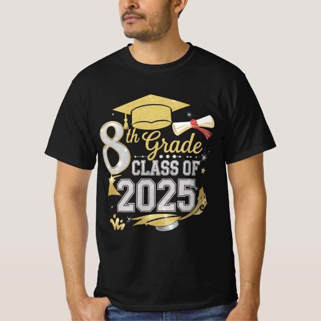 Camiseta 8ª Classe De Graduação Do Formando 2025 (Frente)