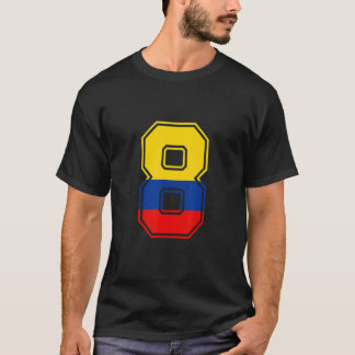 Camiseta 8º Aniversário Colombiano 8 anos Colombo 8 anos