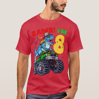 Camiseta 8º Aniversário do Caminhão Monstro do Rex