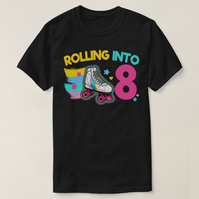 Camiseta 8º Aniversário do Cilindro Skate 1 (Frente do Design)