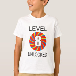Camiseta 8º aniversário do jogador de computador