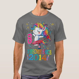 Camiseta 8º aniversário do Unicórnio Espetacular desde 2014