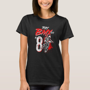 Camiseta 8º Aniversário - Festas de aniversário BMX