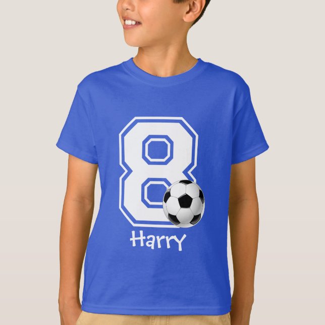 Camiseta 8º Aniversário futebol personalizado-2 (Frente)