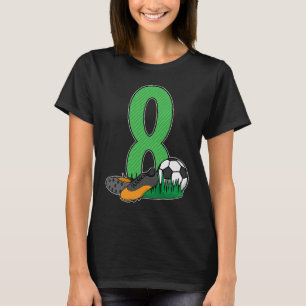 Camiseta 8º Aniversário jogador do clube de futebol com oit