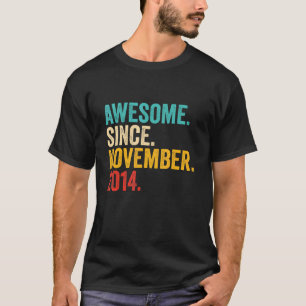 Camiseta 8º aniversário Oferece Presentes de 8 Anos Espetac