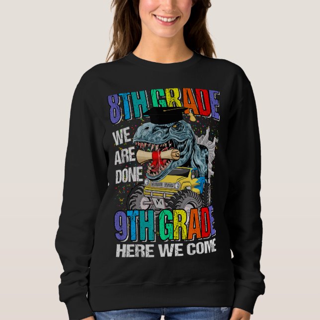 Camiseta 8º ano, estamos no 9º ano, aqui vamos Dinos (Frente)