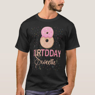 Camiseta 8º Docinho de aniversário Sorvete de 8 anos B-
