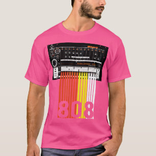 Camiseta 808 Beats Musicais Da Máquina Do Tambor