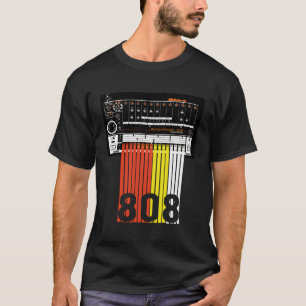 Camiseta 808 Beats Musicais De Máquina
