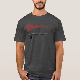 Camiseta 808 Tambor Onda Senoidal Rap Baterista Produtor Mu
