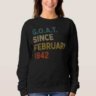Camiseta 80 Aniversário De 80 Anos De Idade Caprino Desde F