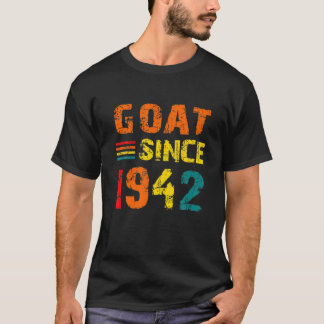 Camiseta 80 Aniversário De 80 Anos De Idade De CAPRINO Desd