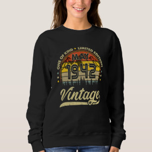 Camiseta 80 Aniversário De 80 Anos De Idade Nascer Em Maio