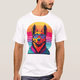 Camiseta 80 anos de arrefecimento canino