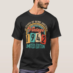 Camiseta 80 Anos De Idade Incrível No Aniversário De 80 1