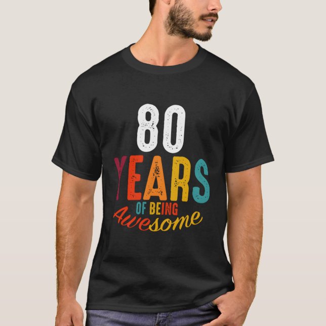 Camiseta 80 Anos De Pia Incrível (Frente)