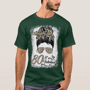 Camiseta 80 anos Fabuloso Nascimento 80 de Leopard de Arma 
