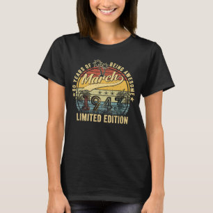 Camiseta 80 Birthday Incrível Desde Março De 1943 Ol 80