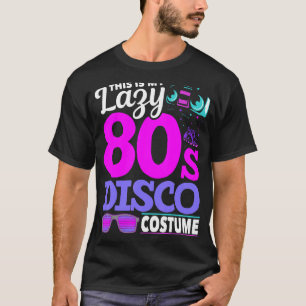 Camiseta 80 Disco Music 1980s Festa de Costume Retro 80