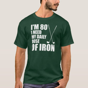 Camiseta 80 Dose Diária De Ferro (À ESCURA)