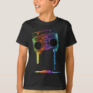 Camiseta 80 e 90 Antiga Escola Boombox rap de hip hop music