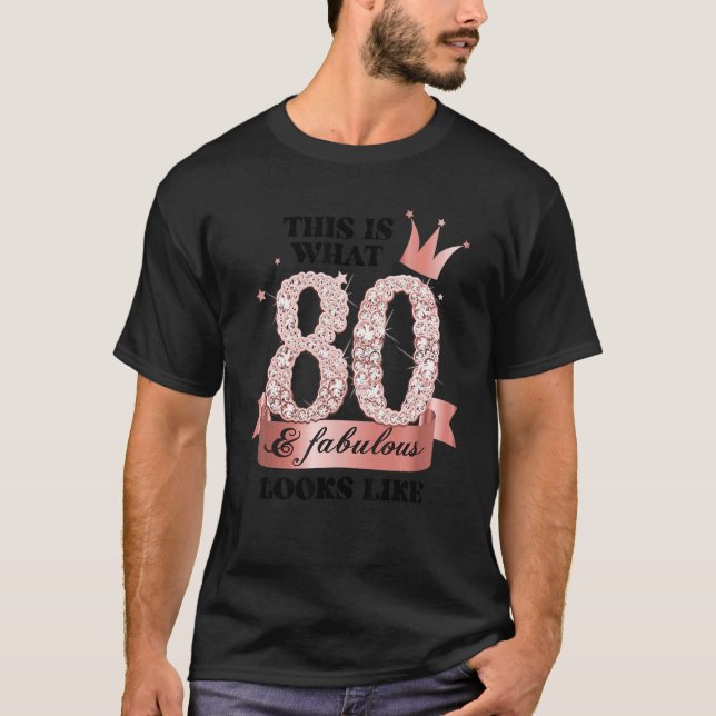 Camiseta 80 E Fabuloso Rosa I E Grupo White Party Candid (Frente)