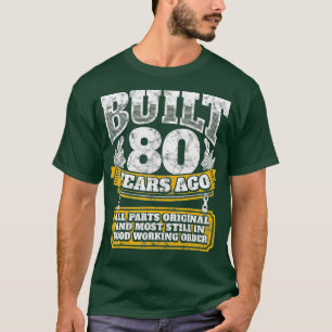 Camiseta 80 engraçado Aniversário BDay Presente Dizendo Ida