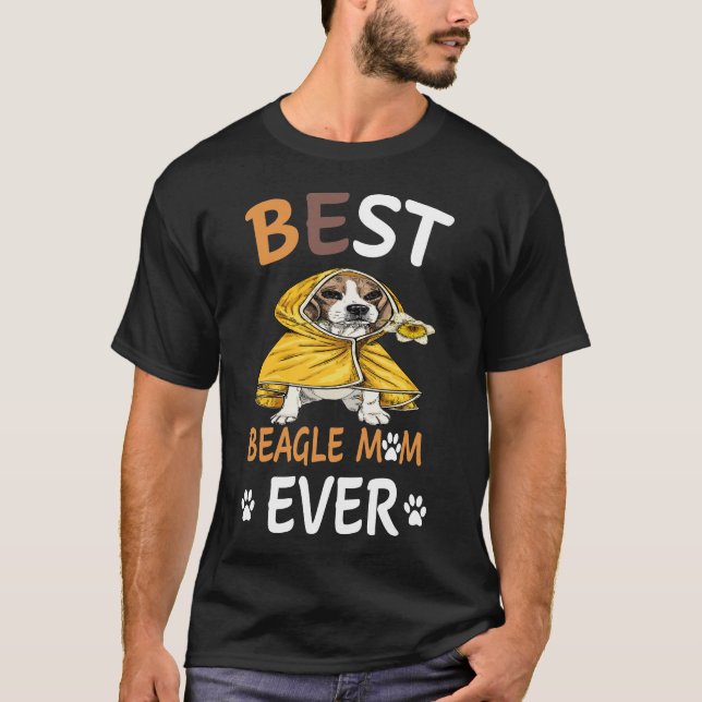 Camiseta 80 Melhor Beagle Mãe De Todos Os tempos (Frente)