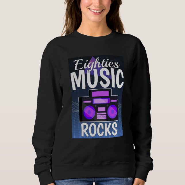 Camiseta 80 Music Rocks (Frente)