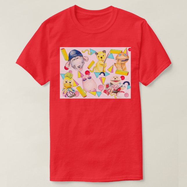 Camiseta 80s 90s Puppets Roland Rat (Frente do Design)