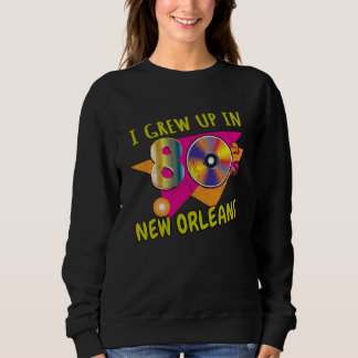 Camiseta 80s New Orleans Born  1980s Love Retro Eighties Th