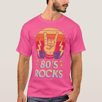 Camiseta 80'S Rocks 1980 Rock And Roll Party