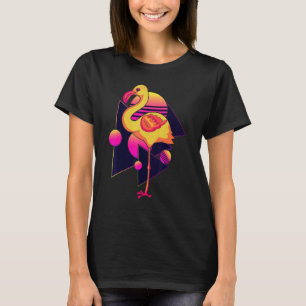 Camiseta 80s Vaporwave Zoológico Animal Tropical Pássaro  E