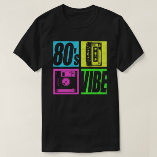 Camiseta 80s Vibe 1980s Fashion 80 Theme Party Oitenta