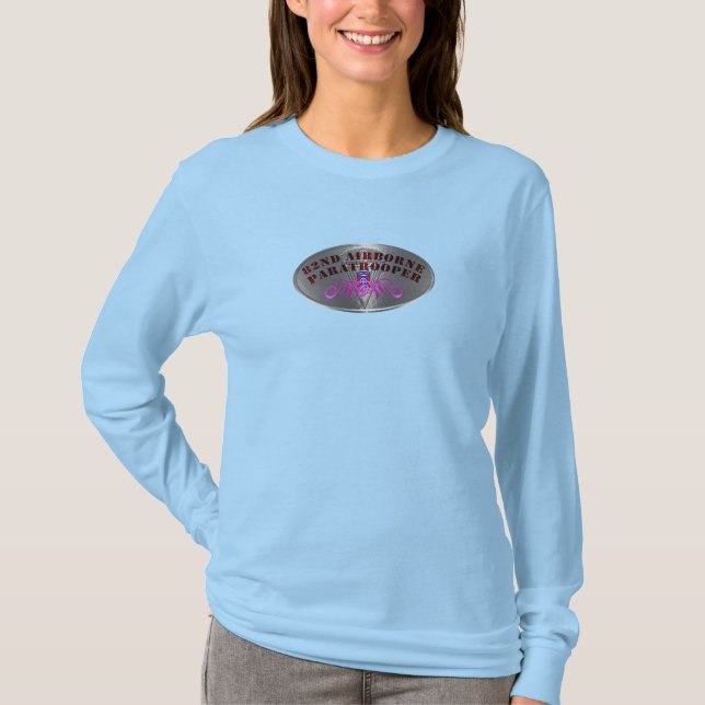 Camiseta 82ª Mãe de Paraquedistas! (Frente)