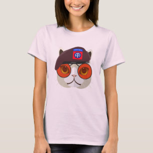 Camiseta 82º Kat de Gatinho de bordo!