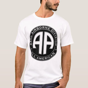 Camiseta 82º Patch Casual da Divisão Aerotransportada