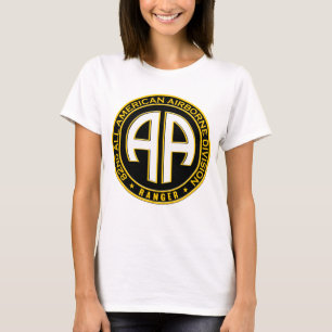 Camiseta 82º Patch Casual de Todos os Aviões Americanos