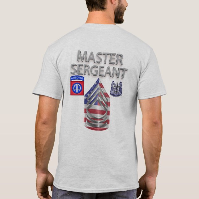 Camiseta 82º Sargento-Mestrado da Divisão de Transporte Aér (Verso)