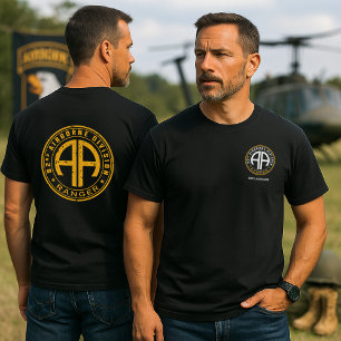 Camiseta 82º Veterano de Ranger Aerotransportado Personaliz