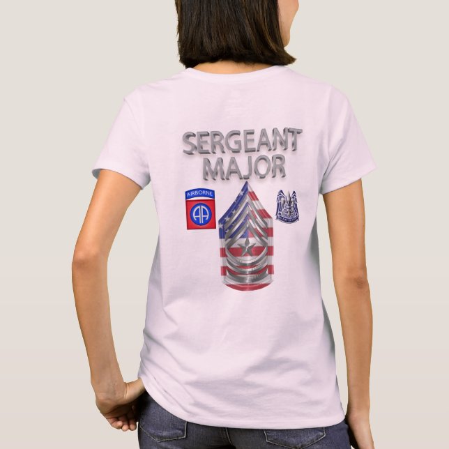 Camiseta 82.ª Divisão Brigada Sargento Major (Verso)