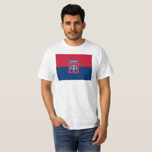 Camiseta 82.a Divisão Aerotransportada Bandeira Militar Vet